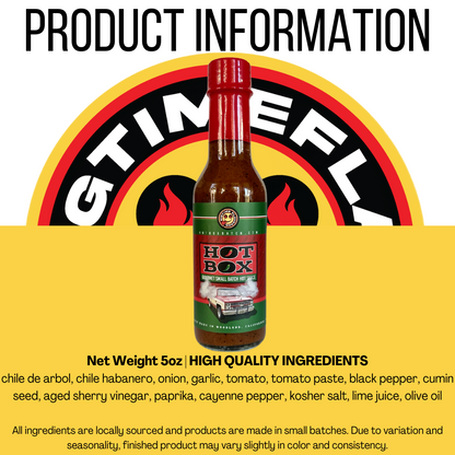 HotBox Gourmet Hot Sauce